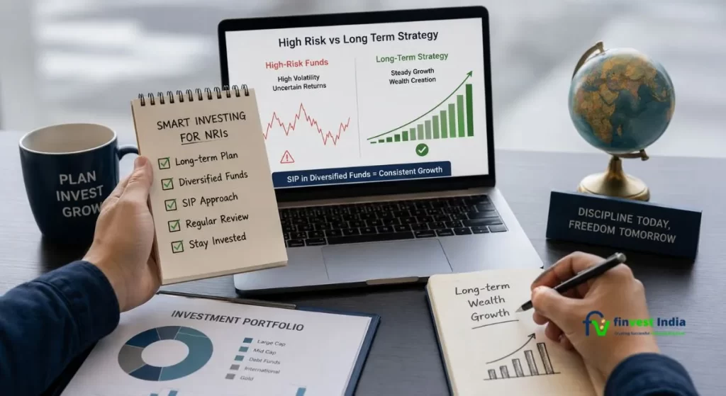 Financial mistakes NRIs make by investing in high risk mutual funds without a long term investment plan - Finvest India